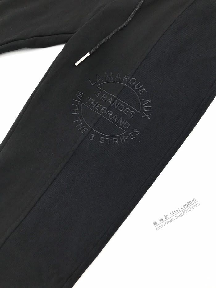 Y-3男裝 山本耀司2020秋冬新款刺繡簽名休閒加厚衛褲  ydi3461